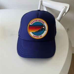 Aviator Nation Navy Cap with Vibrant Patch